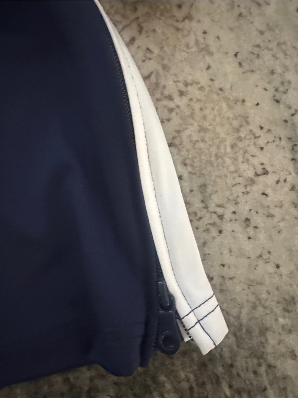 Offline women’s Navy Track Joggers with White Side Stripes (sm pants: med top) - Picture 3 of 12